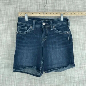 Silver Jeans Jean shorts Womens 26 suki blue 2397